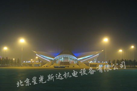 沧州体育馆里建筑亮化照明工程
